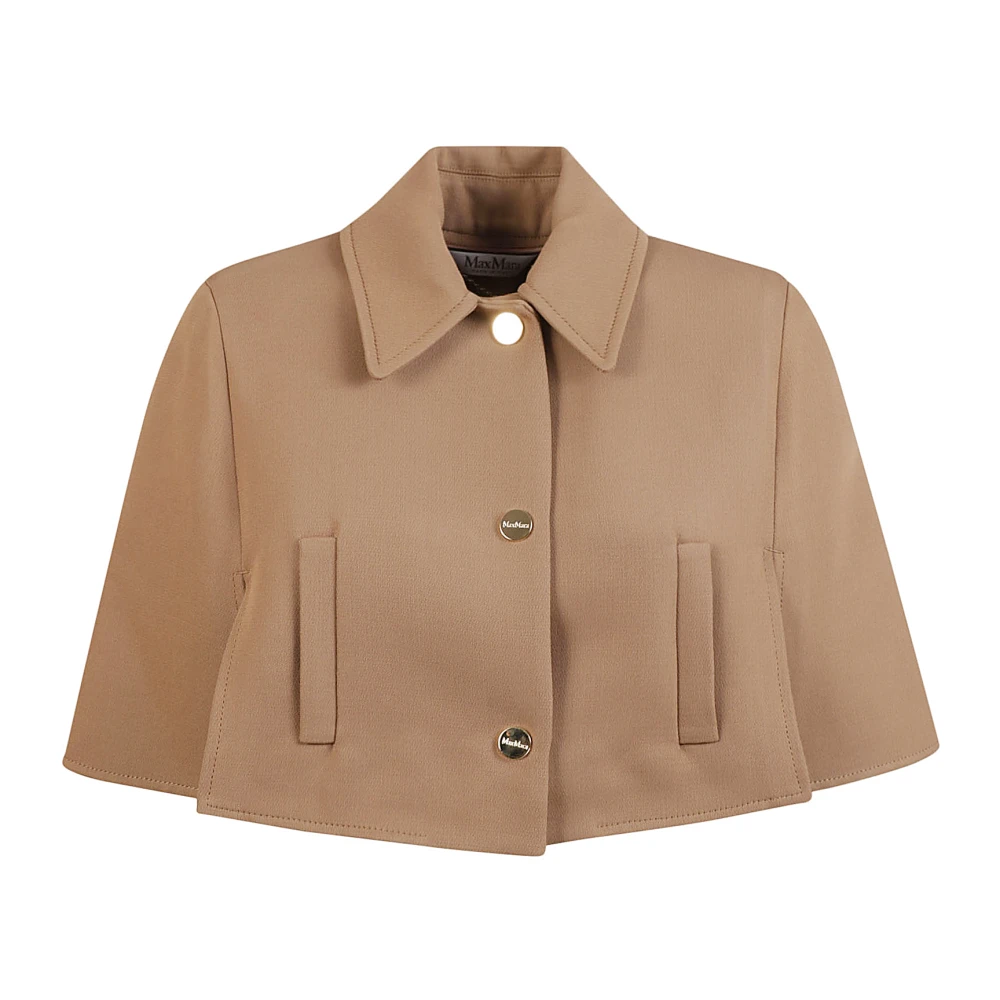 Max Mara Bruine Jassen Estroso Brown Dames