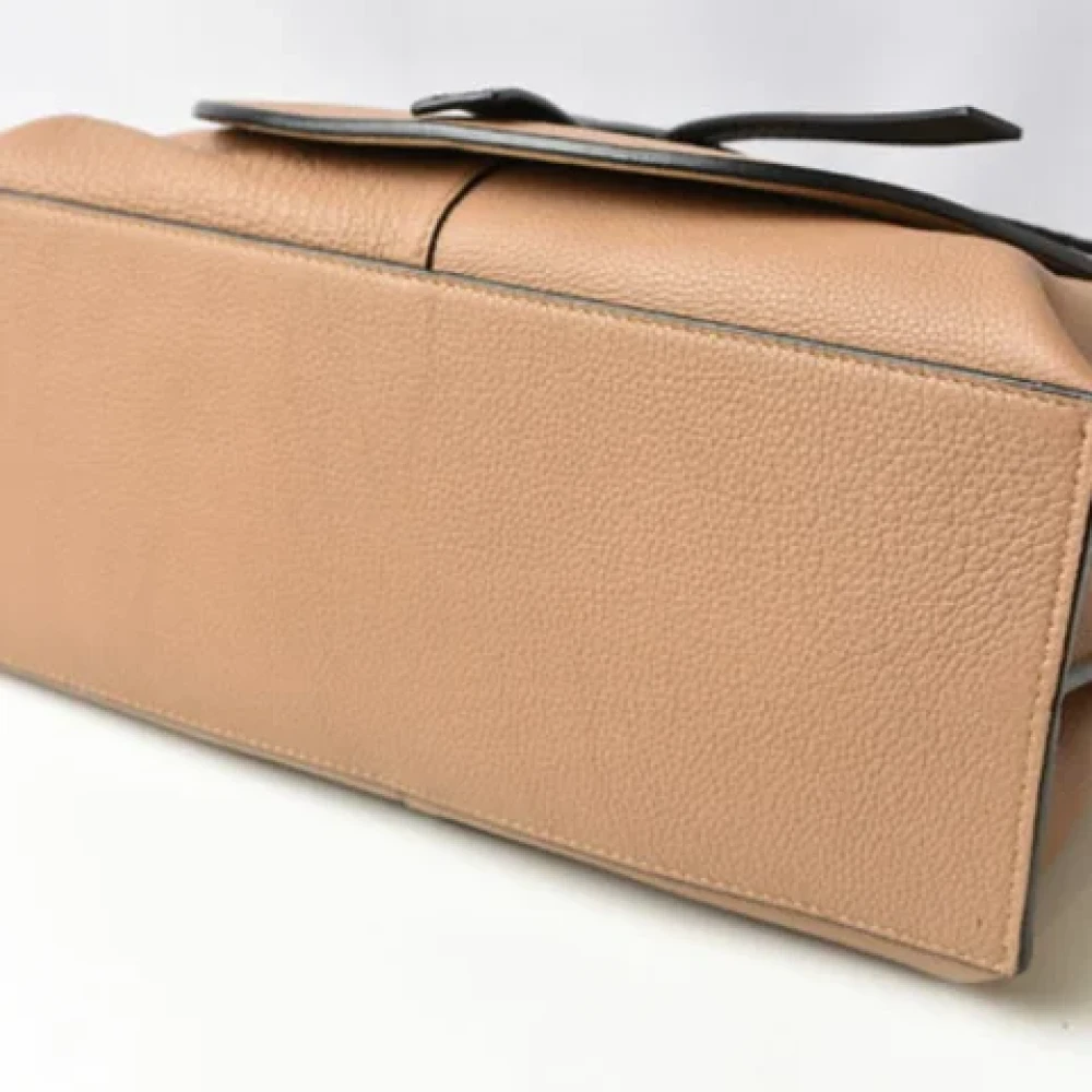 Loewe Pre-owned Fabric handbags Beige Dames