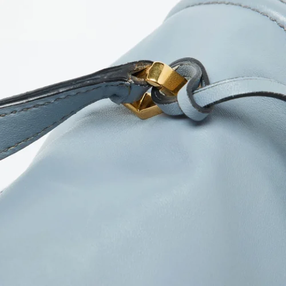 Miu Pre-owned Leather handbags Blue Dames