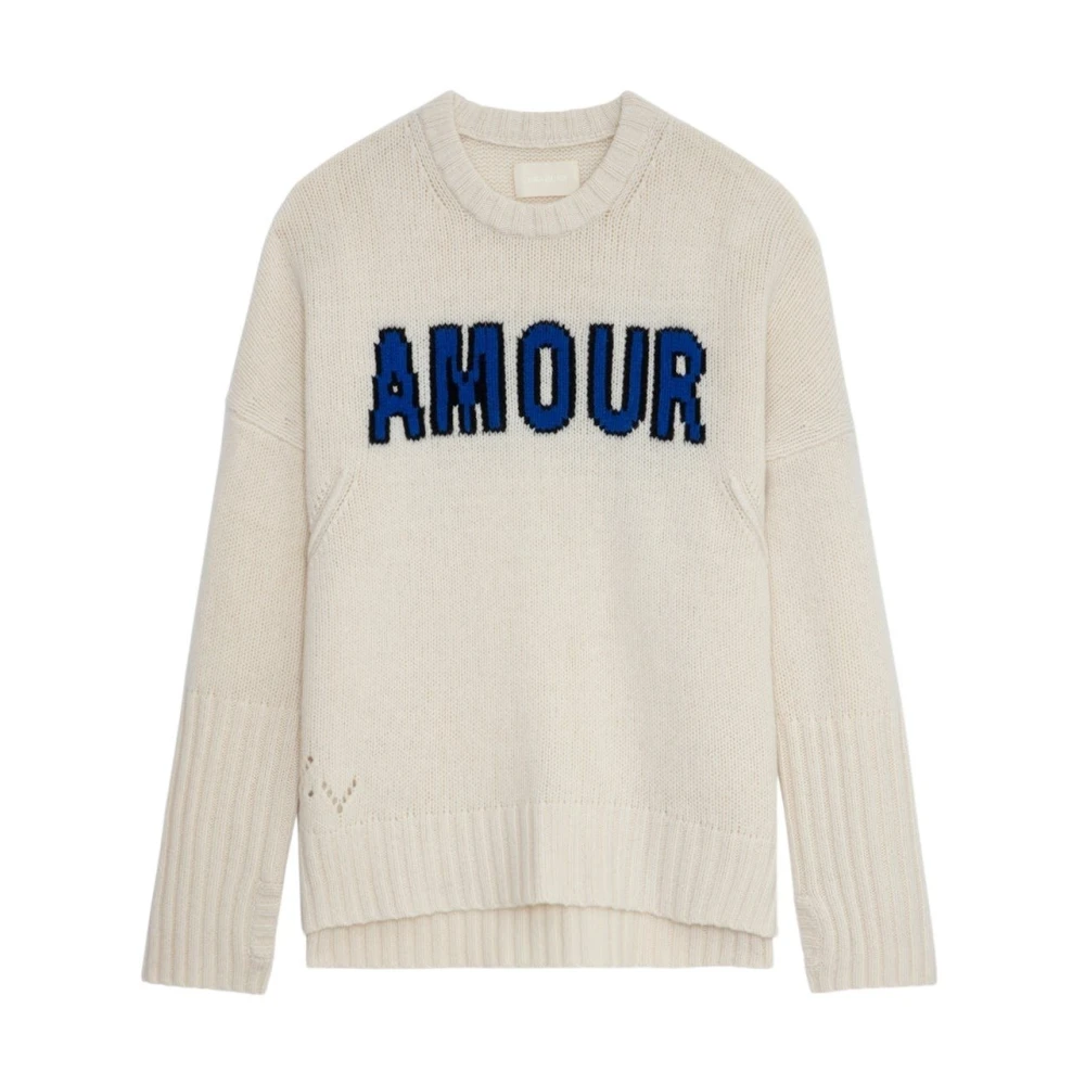 Zadig & Voltaire Amour Jumper White Dames