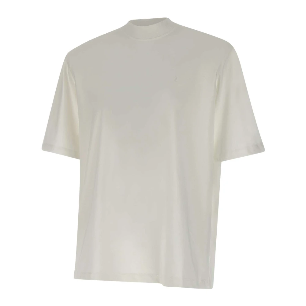 The Attico Witte Katoenen Maxi T-shirt Korte Mouwen White Dames