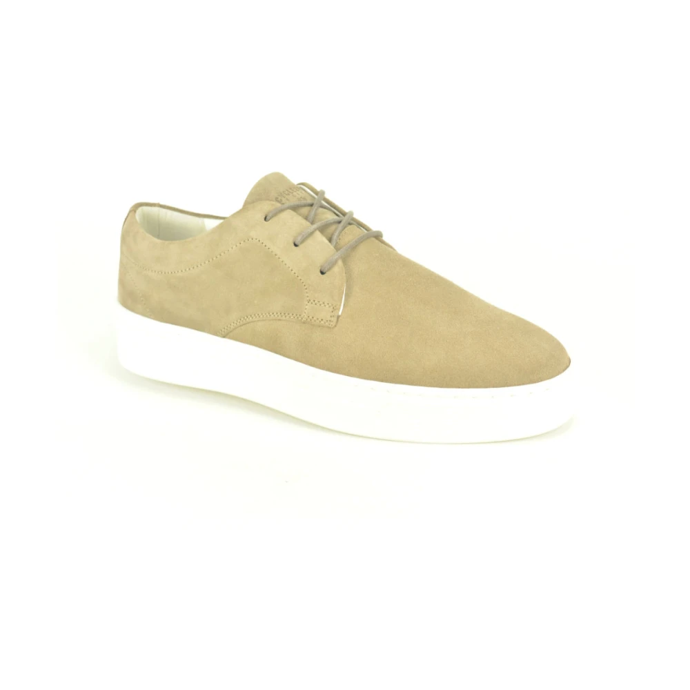 Cycleur de Luxe Taupe Daim Effen N. DZ. Heren Schoenen Beige