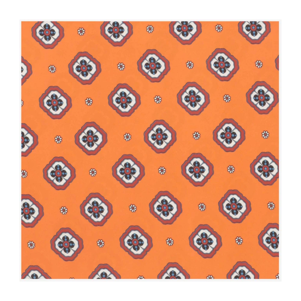 Alberto Biani Silky Scarves Orange Dames