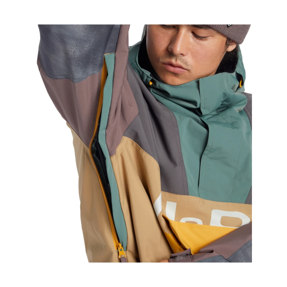 DC Shoes Beige Weather Defense Coat Magnetic Multicolor Heren