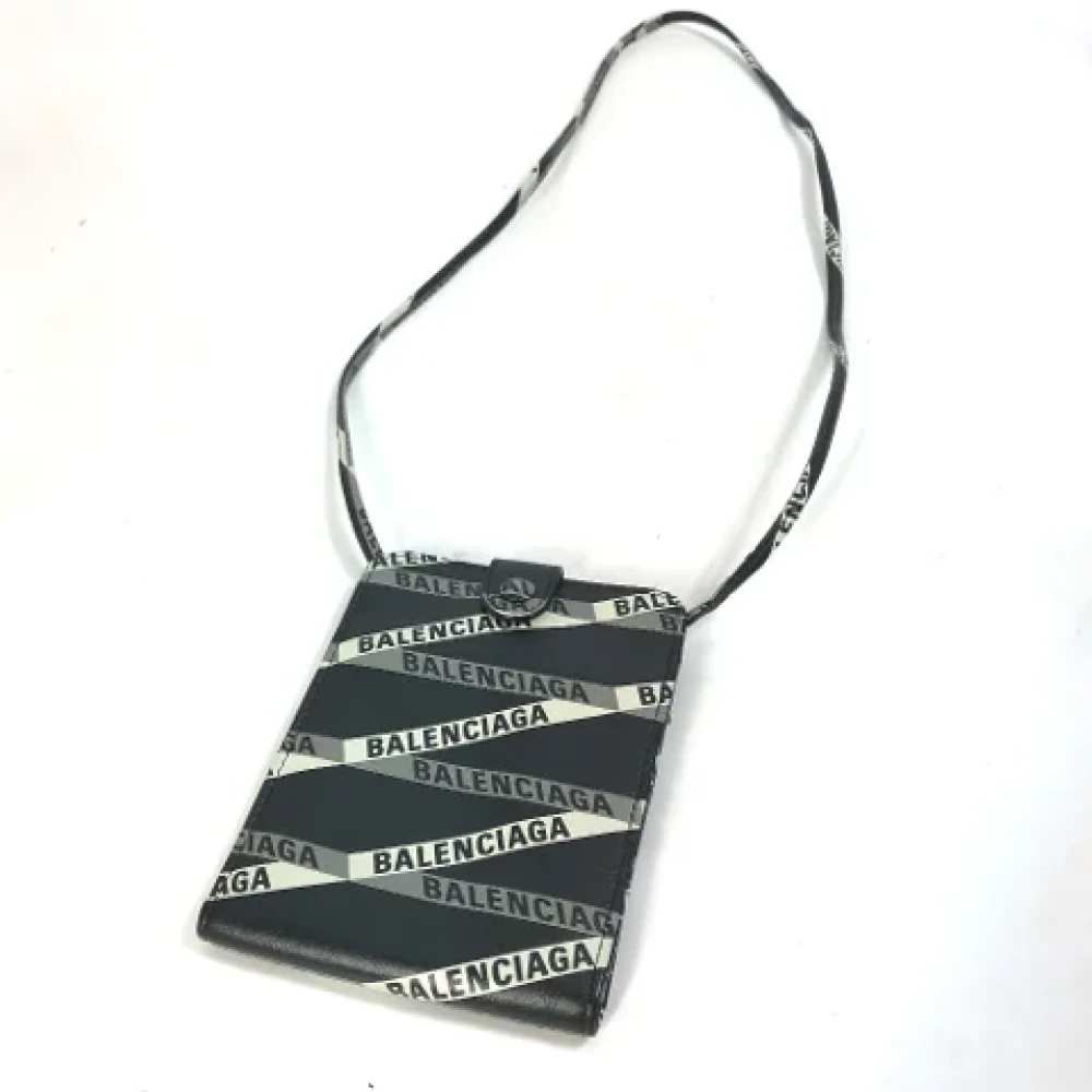 Balenciaga Vintage Pre-owned Leather balenciaga-bags Black Heren