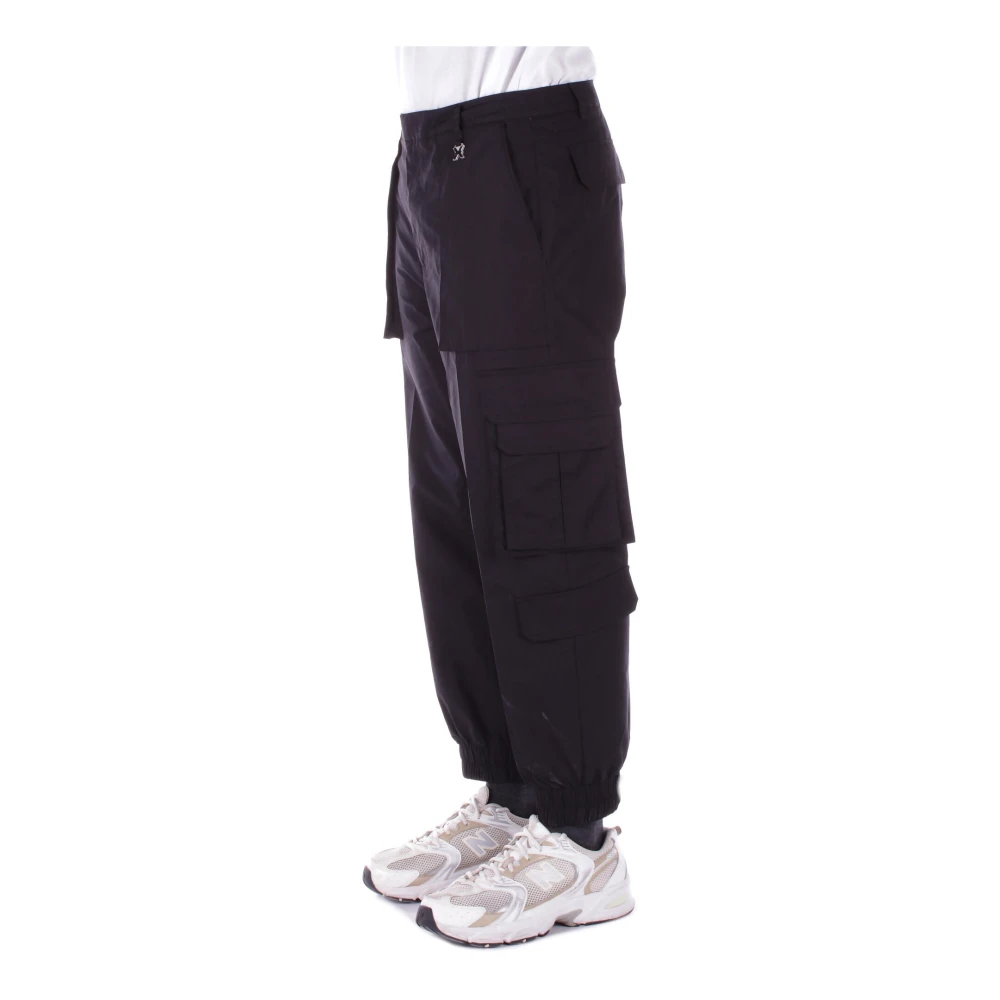 John Richmond Zwarte Logo Voorrits Broek Black Heren