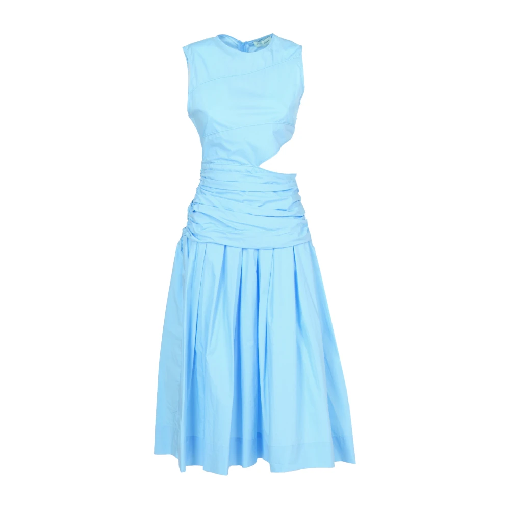 Weili Zheng Blauwe Feestjurk met Uitsnijddetail Blue Dames
