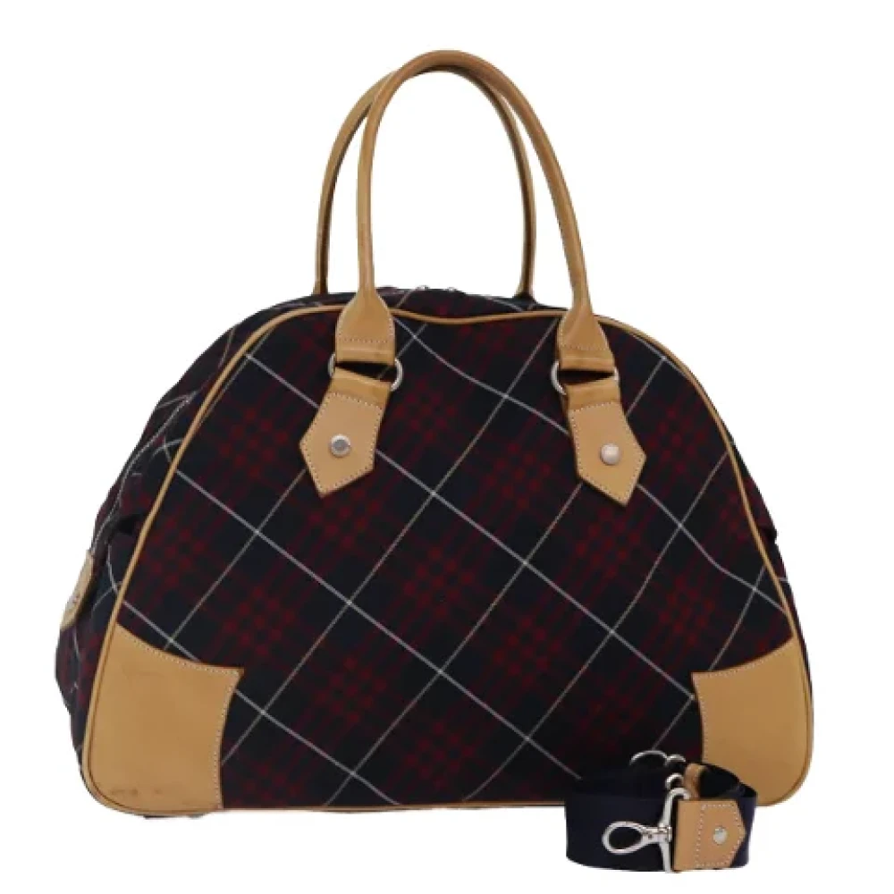 Burberry Vintage Pre-owned Nylon travel-bags Brown Dames