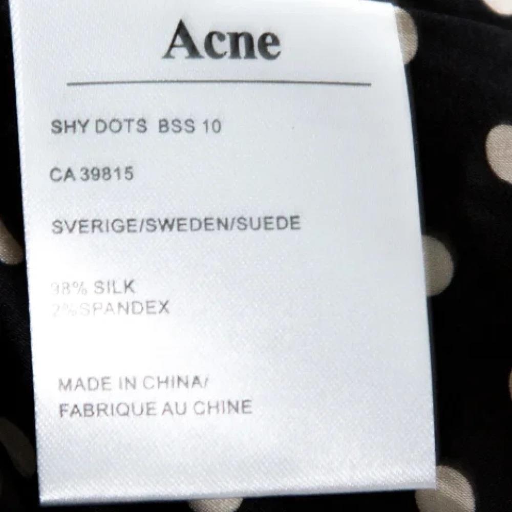 Acne Studios Pre-owned Wool tops Black Dames