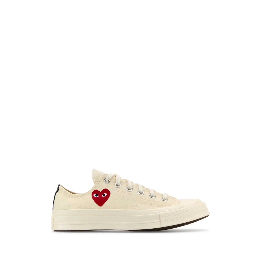 Comme des Garçons Play Small Heart Low Top Sneakers Dames Schoenen Wit