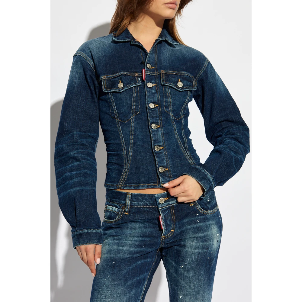 Dsquared2 Denim jas Blue Dames