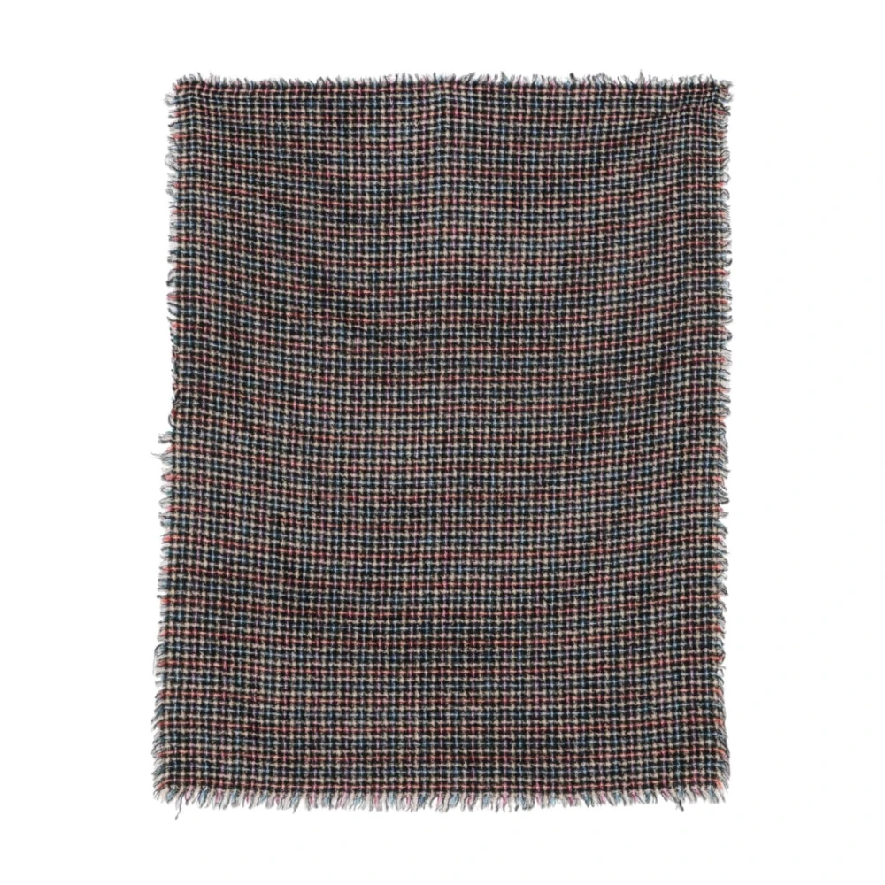 Faliero Sarti Vinter Ull-Kashmir Halsduk med Tweed Detaljer Multicolor, Dam