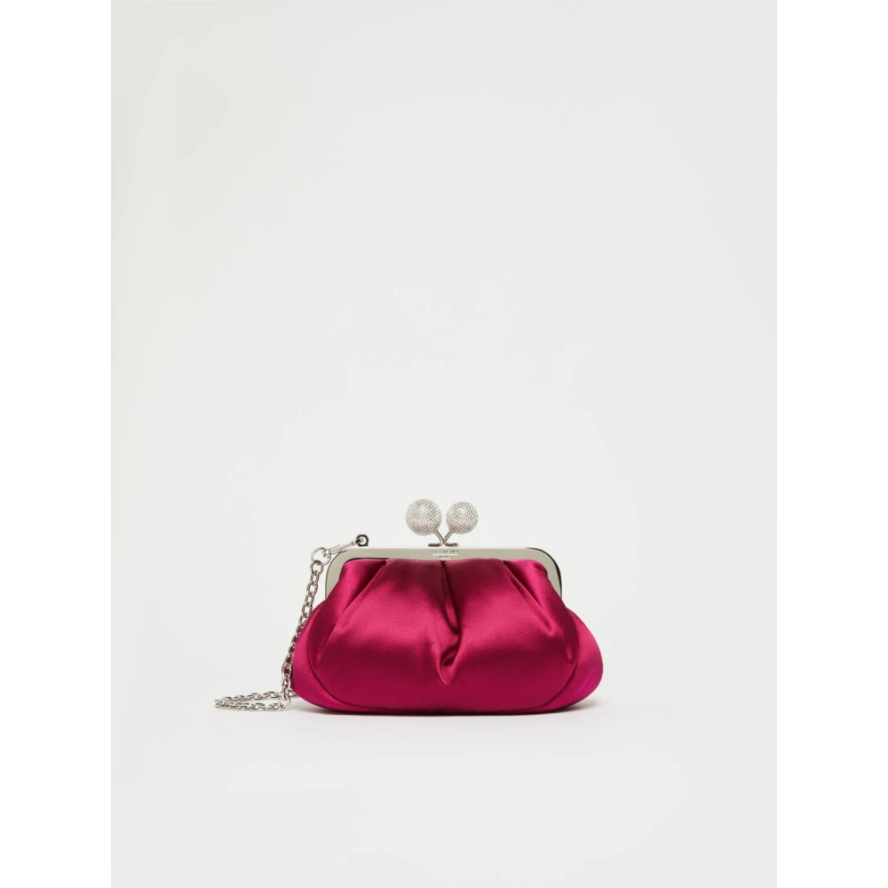 Max Mara Weekend Elegante Pasticcino-stijl Satijnen Tas Pink Dames