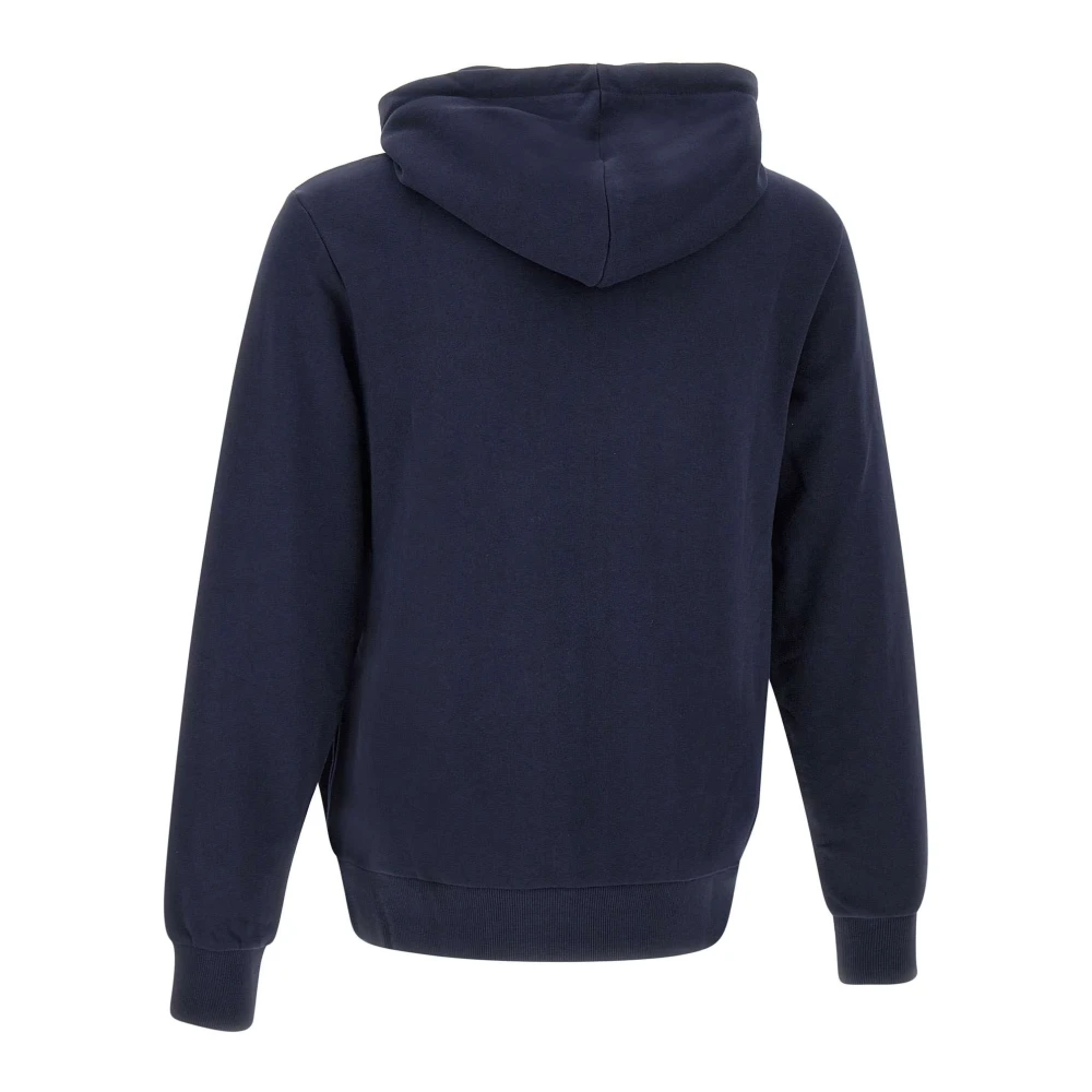 Sun68 Heren Katoenen Sweatshirt Navy Blue Hoodie Blue Heren