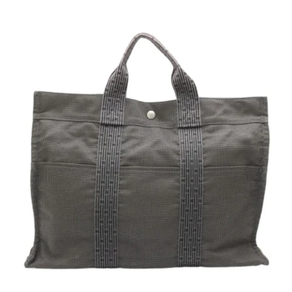 Hermès Vintage Pre-owned Fabric totes Black Dames