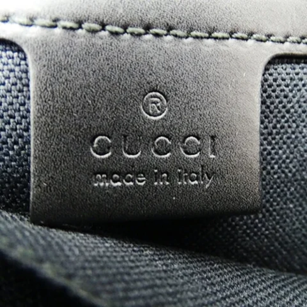 Gucci Vintage Pre-owned Fabric gucci-bags Black Heren