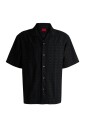 chemise-decontractee-noire-avec-broderie-all-over