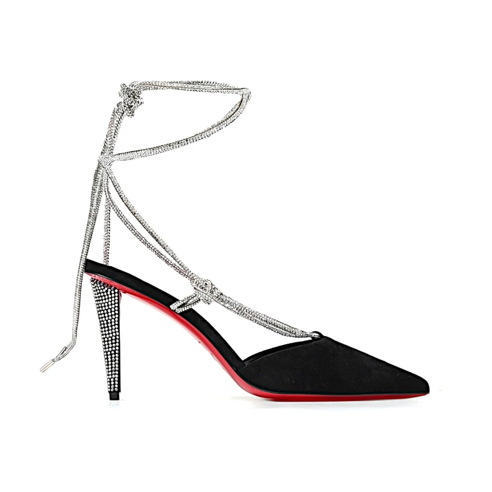 Christian Louboutin Eleganta Decollete Skor för Kvinnor Black, Dam