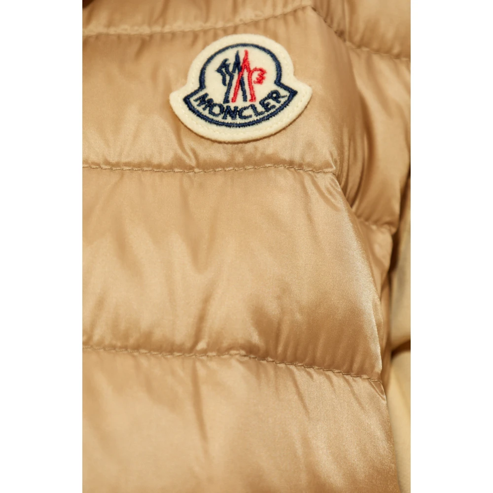 Moncler Vest `Liane` Beige Dames