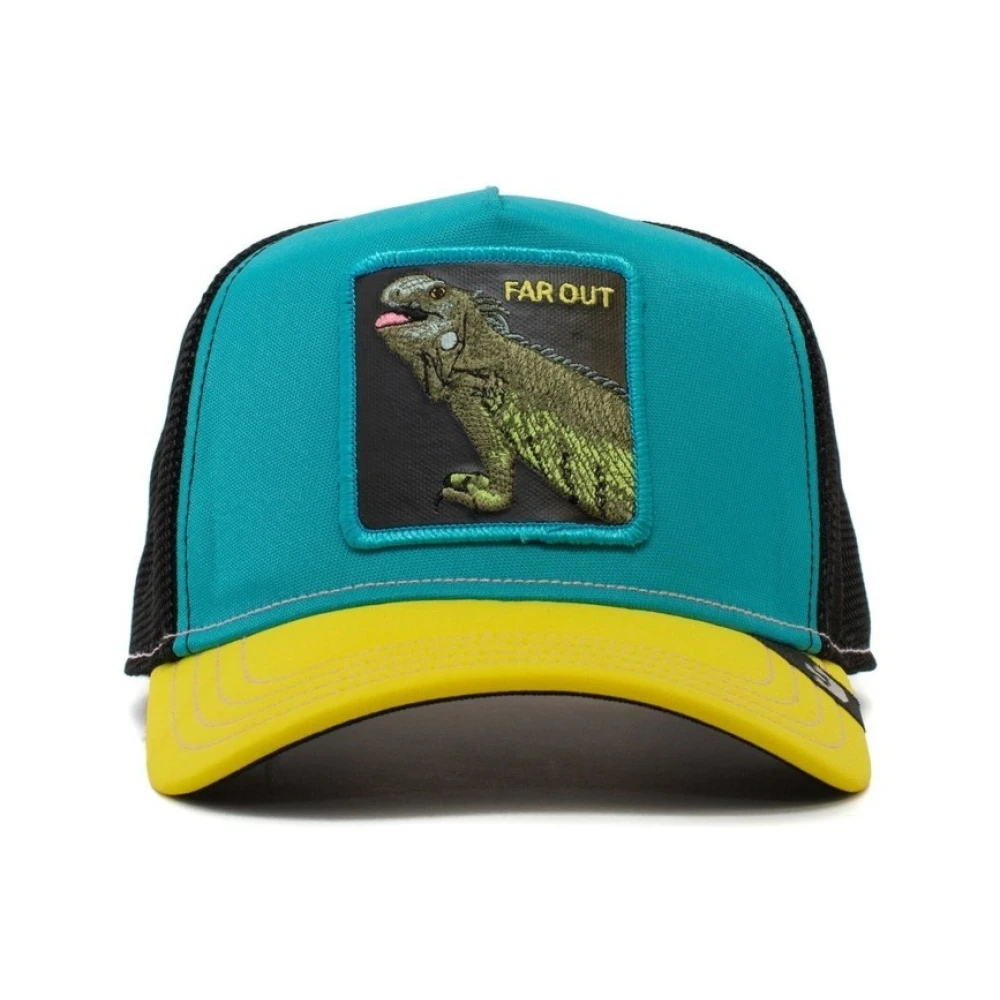 Goorin Bros Zwarte Iguana Party Trucker Pet Multicolor Heren