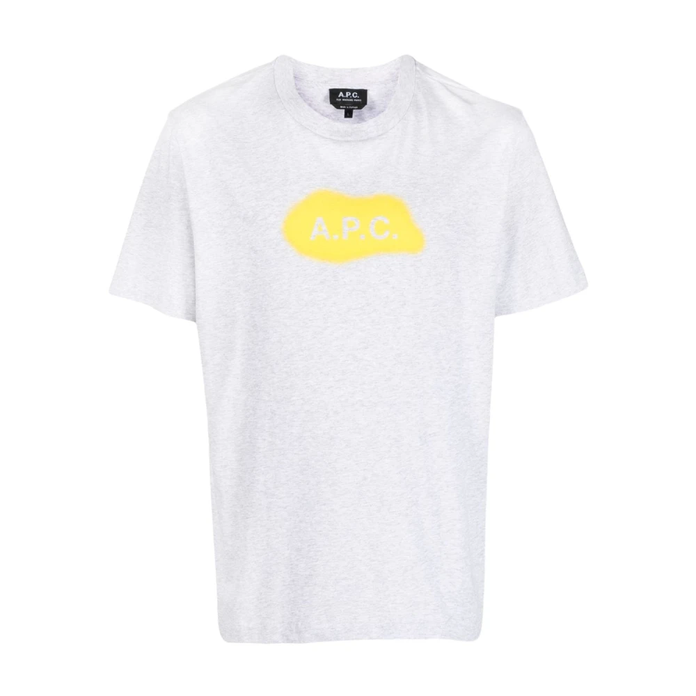 A.p.c. Katoenen T-shirt Gray Heren