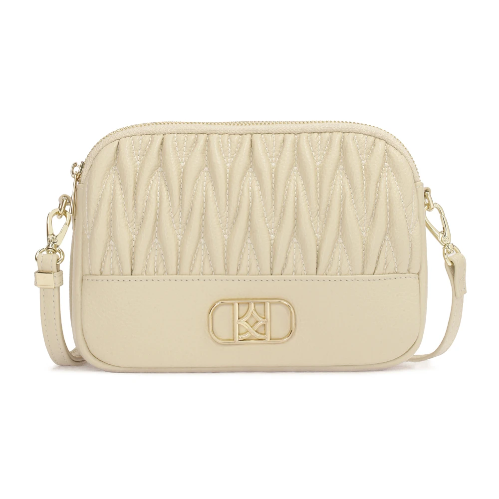 Kazar Beige handtas met opvallend monogram Beige Dames