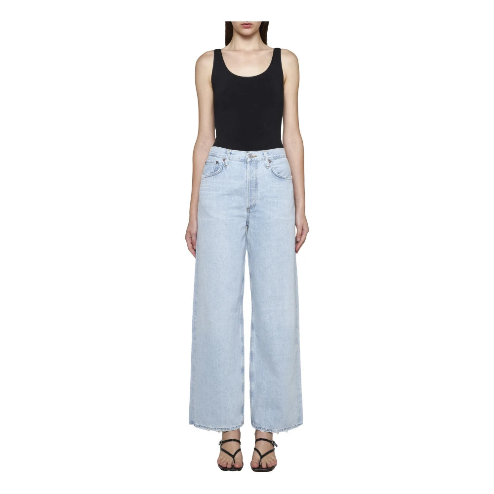 Agolde Stijlvolle Denim Jeans Blue Dames