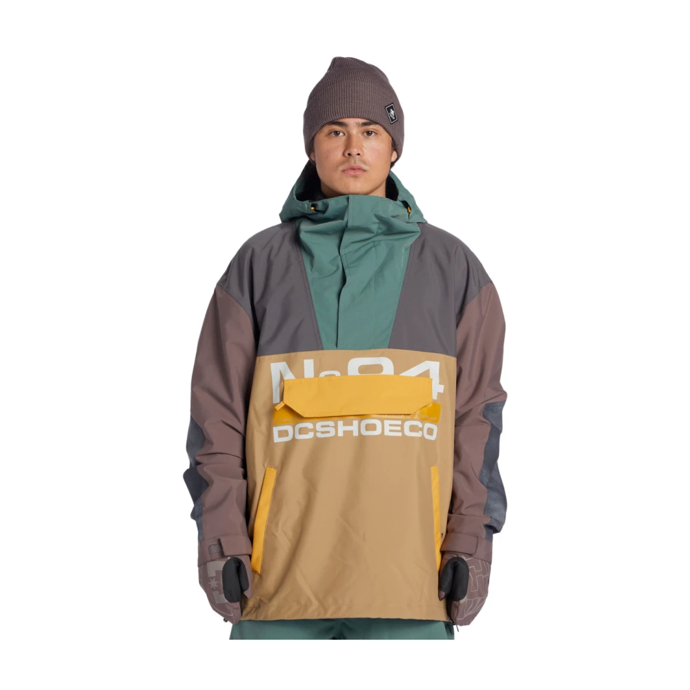 DC Shoes Beige Weather Defense Coat Magnetic Multicolor Heren