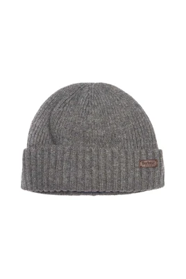 Enfärgad ull och fleece mössa