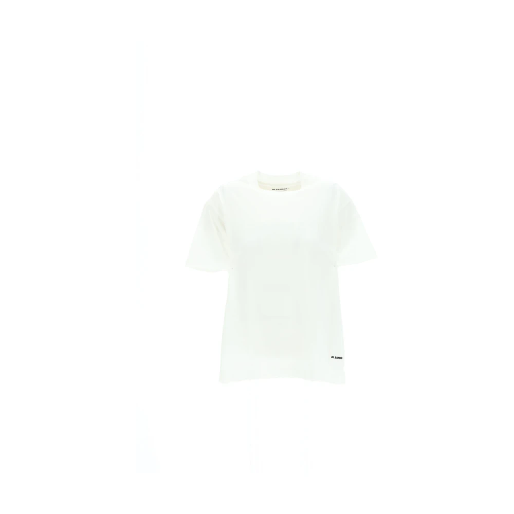 Jil Sander L W IN T-Shirt White Dames