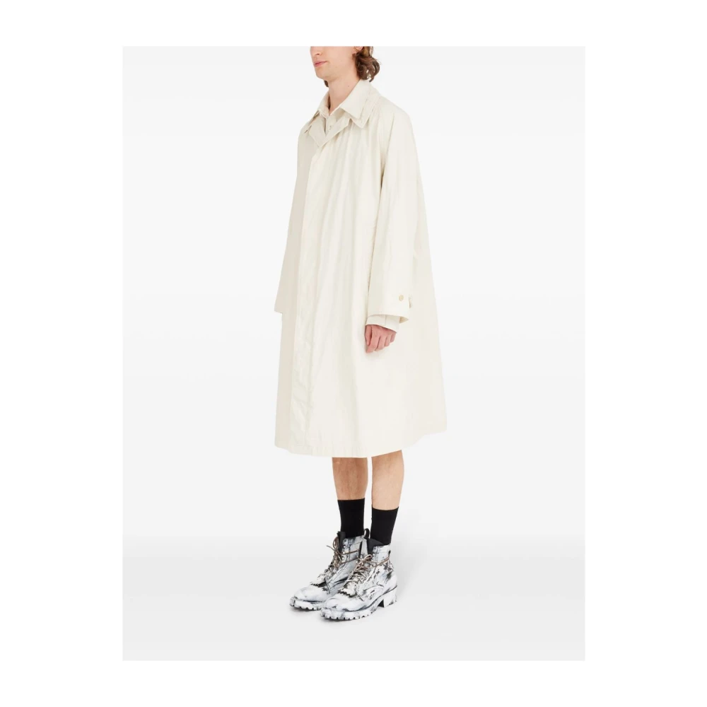 Maison Margiela Witte Winterjassen White Heren