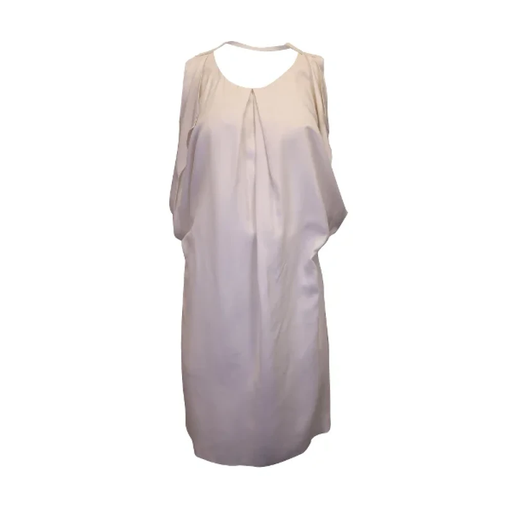 Acne Studios Pre-owned Polyester dresses Purple Dames