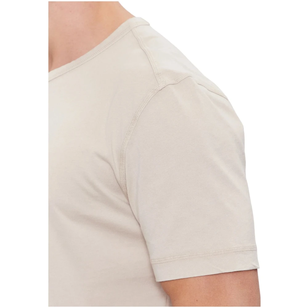 Hugo Boss Stijlvolle T-shirts voor mannen en vrouwen Beige Heren