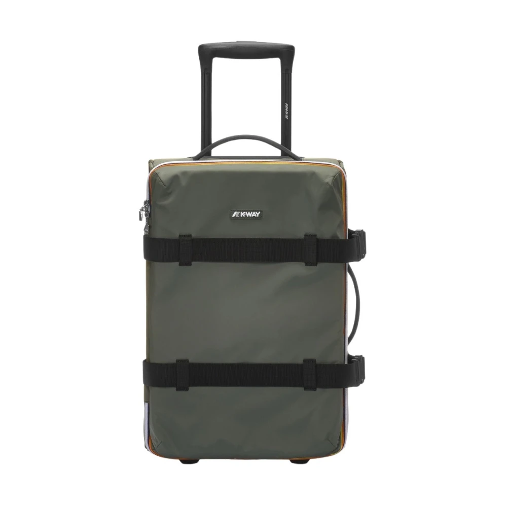K-way Groen Zwart Puur Trolley Green Unisex
