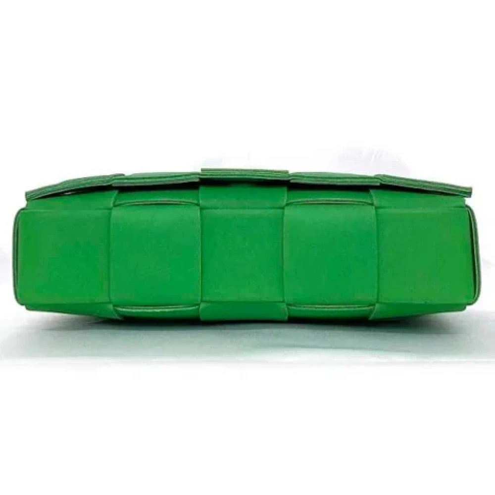 Bottega Veneta Vintage Pre-owned Leather shoulder-bags Green Dames