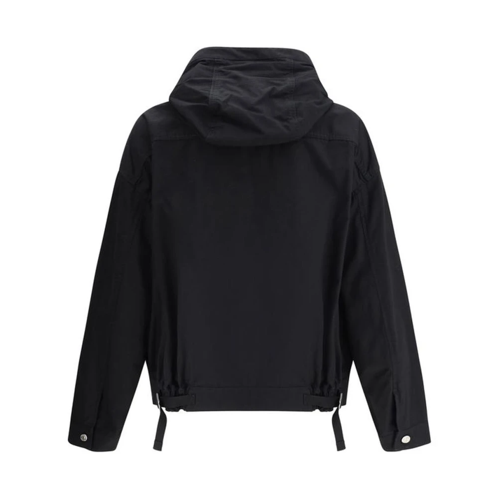 Dsquared2 Ripstop Windbreaker Jas met Cargo Zakken Black Heren