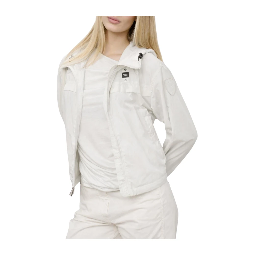 Blauer Women's White Parka - Light Jackets - L - Jackets