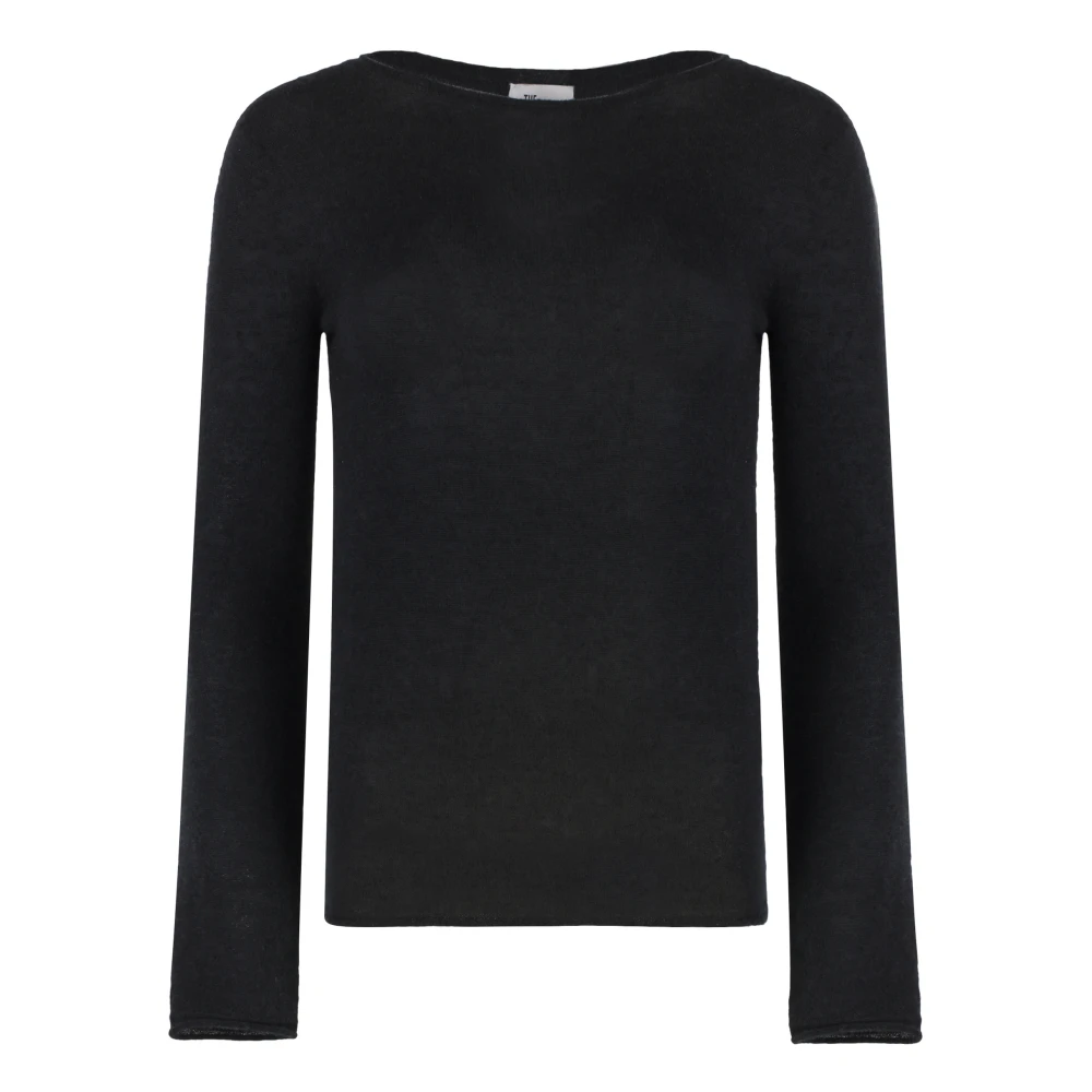The (Alphabet) Mujer Negro - Jersey De Seda Y Cachemira - Knitwear - S