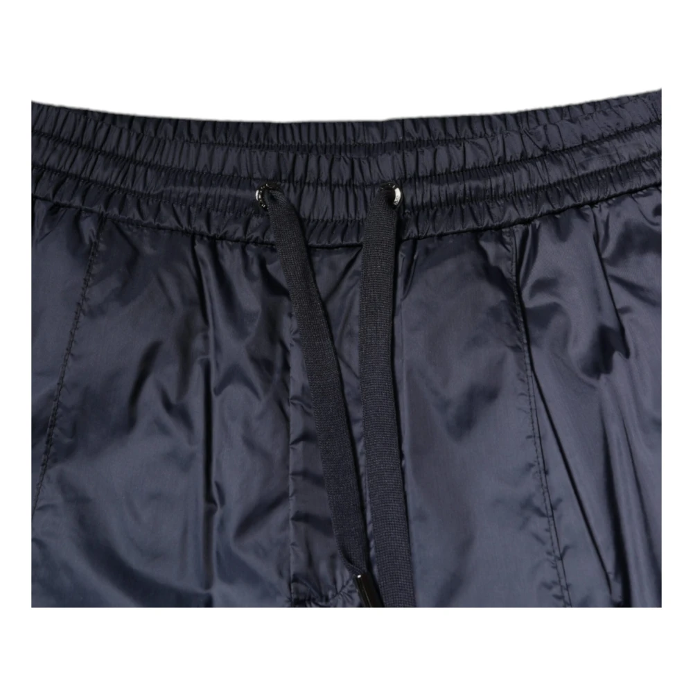 Dolce & Gabbana Blauwe Skinny Trekkoord Sweatpants Blue Heren