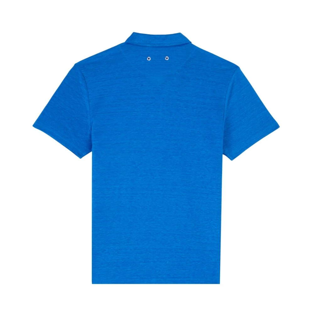 Vilebrequin Heren Linnen Jersey Polo Shirt Blue Heren