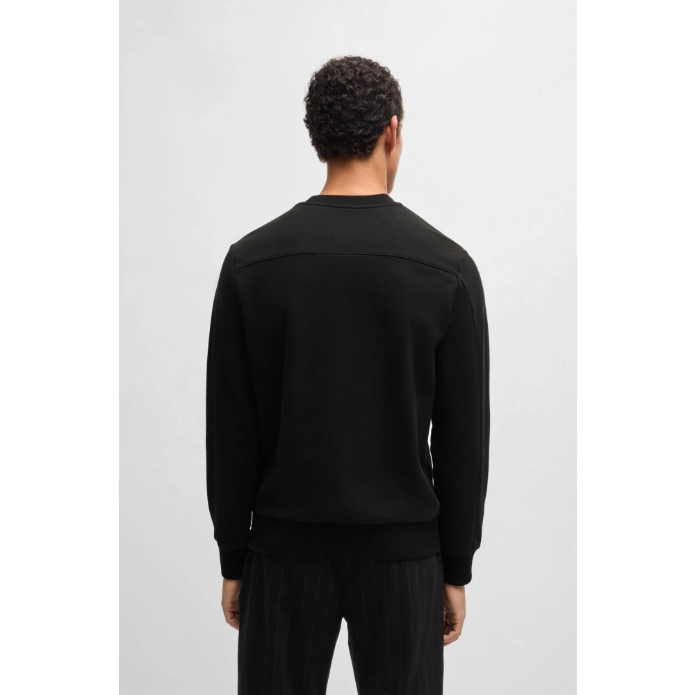 Hugo Boss Stijlvolle Sweater voor Mannen Black Heren