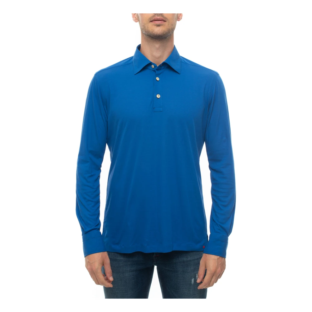 Kiton - Tops > Polo Shirts - Blue - Kiton - Modalova