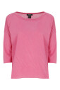 t-shirt-en-coton-fuchsia-avec-col-rond