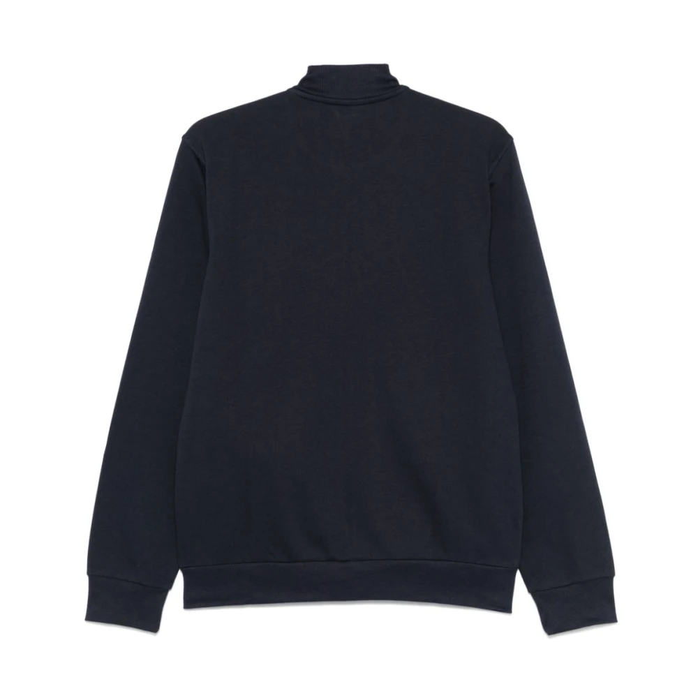 Emporio Armani Blauwe Sweater met Ritssluiting Blue Heren