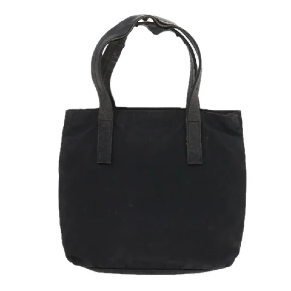 Prada Vintage Pre-owned Nylon handbags Black Dames