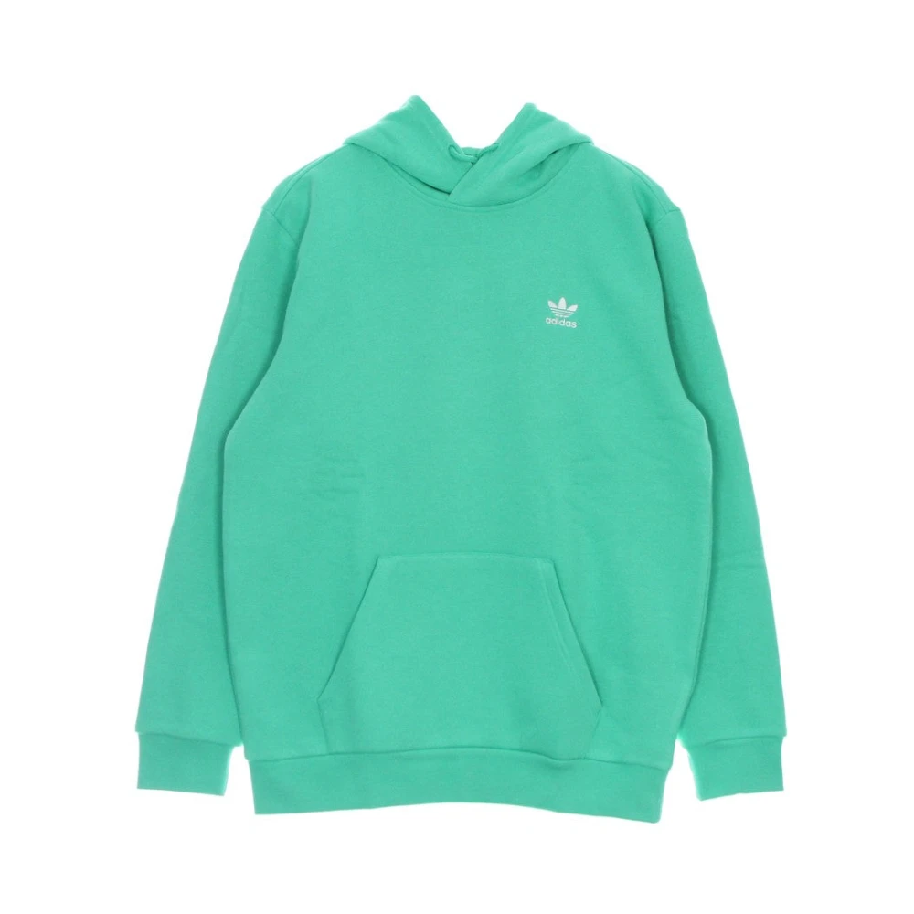 Adidas Men's Green Long Sleeve Training Tops, Xl, Casual Hooded Sweatshirt With Kangaroo Pocket