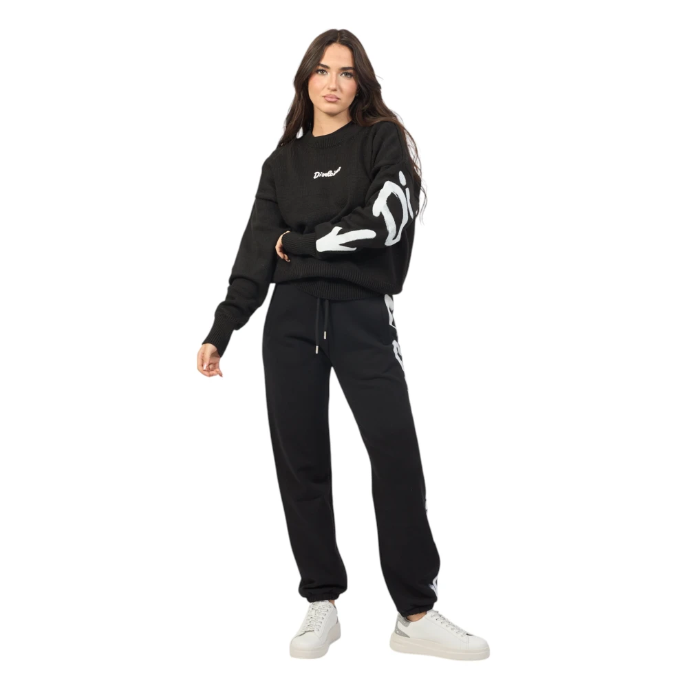 Disclaimer Tricot Hoodies voor vrouwen Black Dames