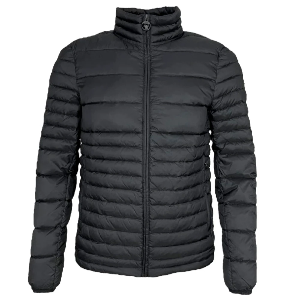 Ciesse Piumini Heren Stoffen Jas met Ritssluiting en Capuchon Black Heren