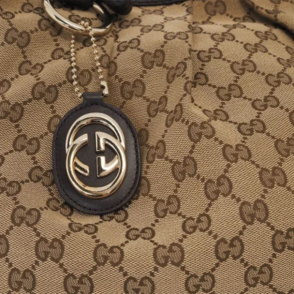 Gucci Vintage Pre-owned Canvas gucci-bags Brown Dames