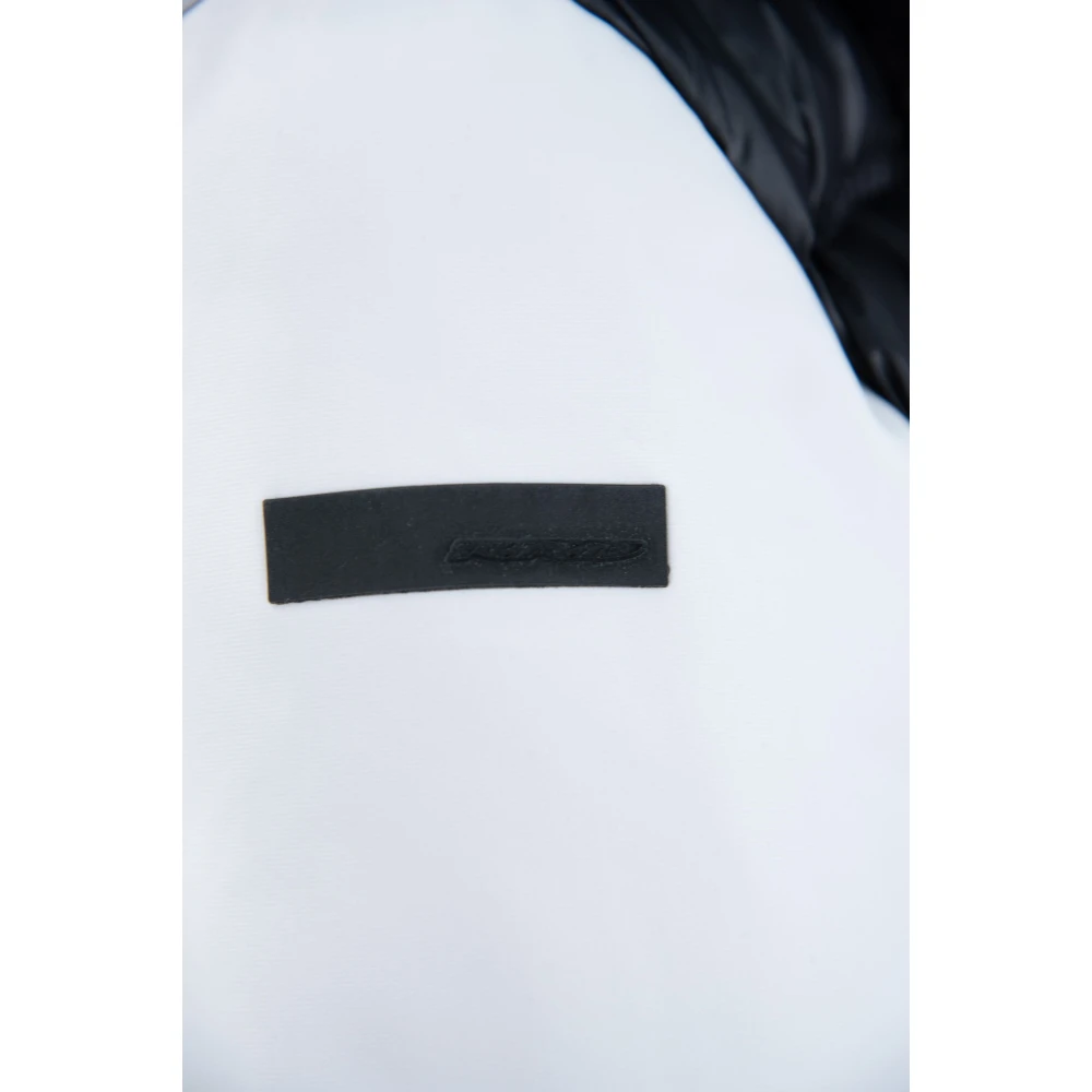 RRD Dames donsjas met bontkraag White Dames